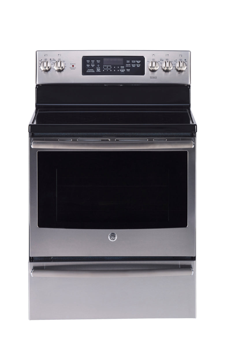 GE - 5 cu. ft  Electric Range in Stainless - JCB890SNSS