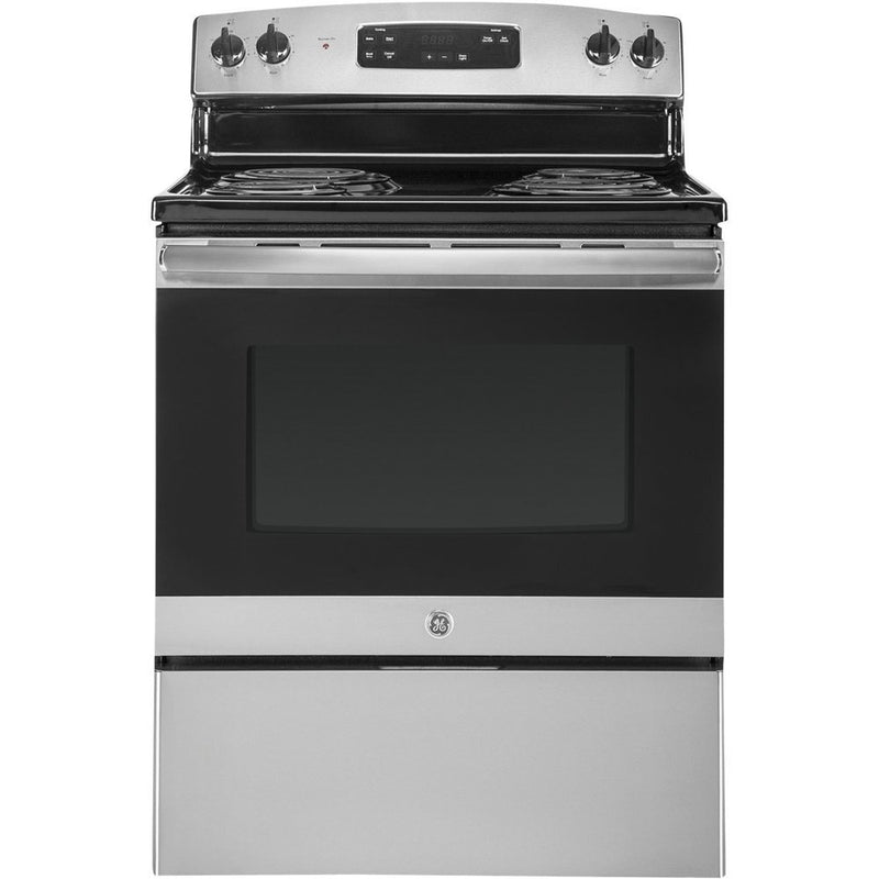 GE - 5 cu. ft  Electric Range in Stainless - JCB890STSS