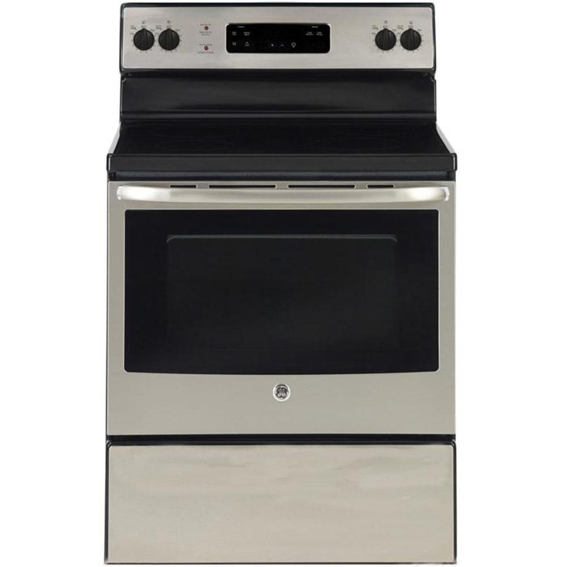 GE - 5 cu. ft  Electric Range in Stainless - JCBS630SKSS