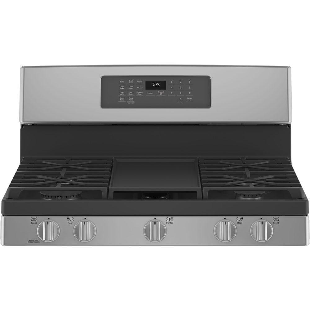 GE - 5 cu. ft  Gas Range in Stainless - JCGB735SPSS