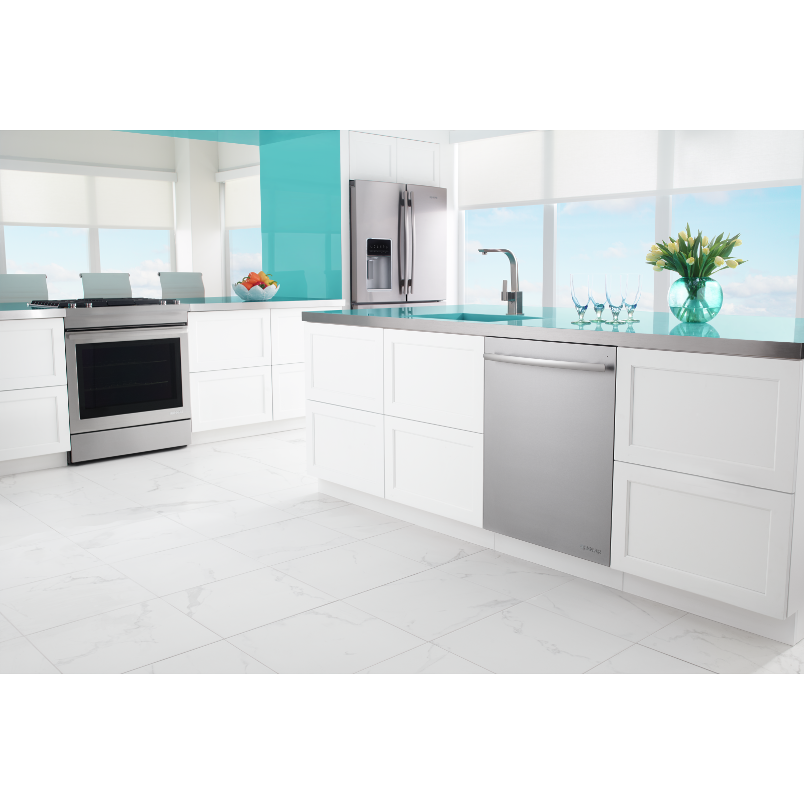 JennAir - 40 dBA Built In Dishwasher in Stainless - JDB9800CWS