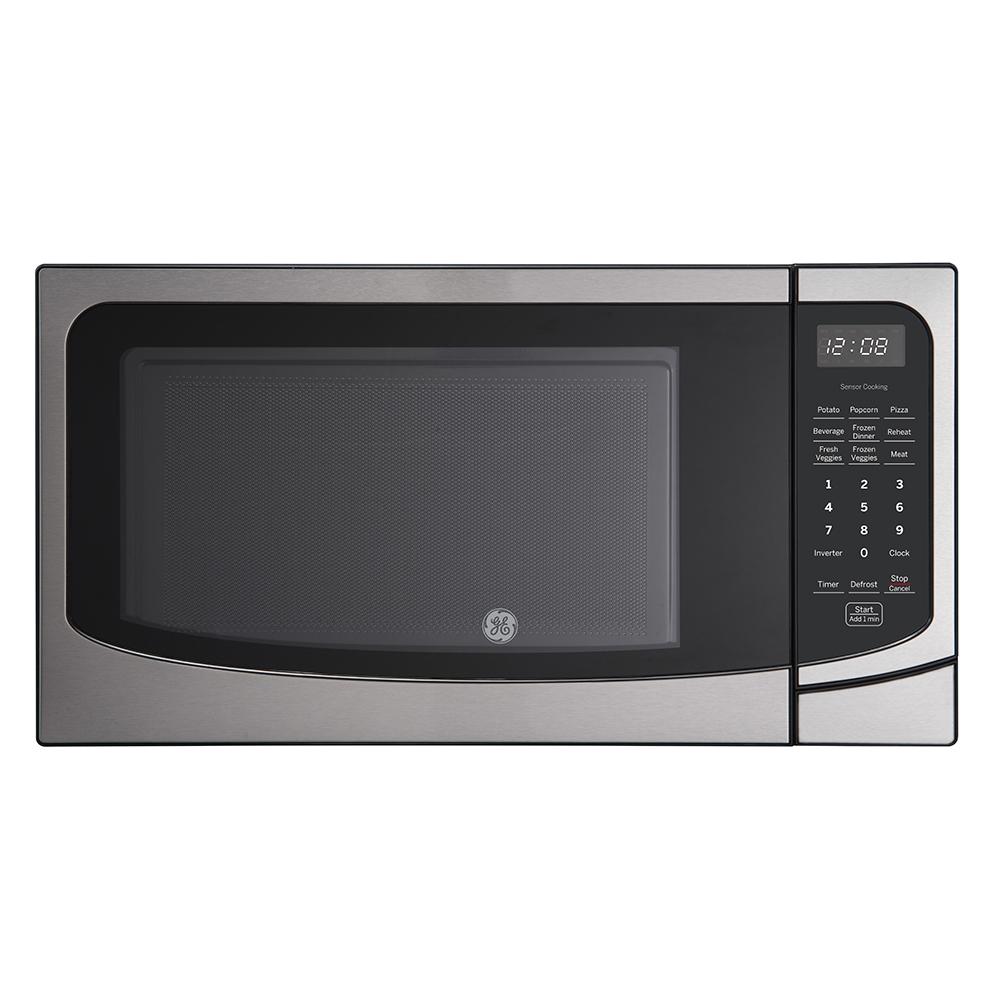 GE - 1.6 cu. Ft  Counter top Microwave in Stainless - JEB2167RMSS