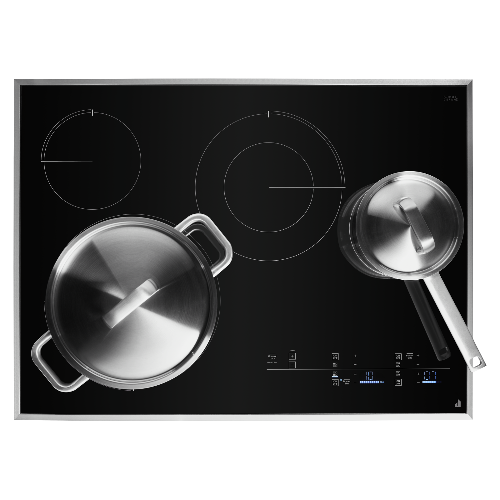 JennAir - 30.8125 inch wide Electric Cooktop in Stainless - JEC4430KS