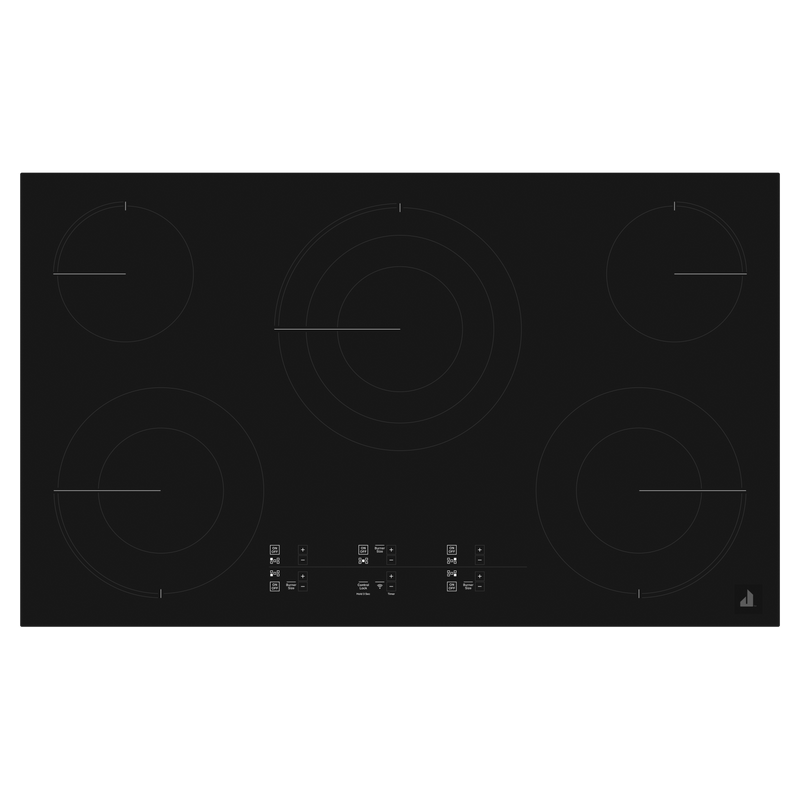 JennAir - 36.3125 Inch Electric Cooktop in Black - JEC4536HB