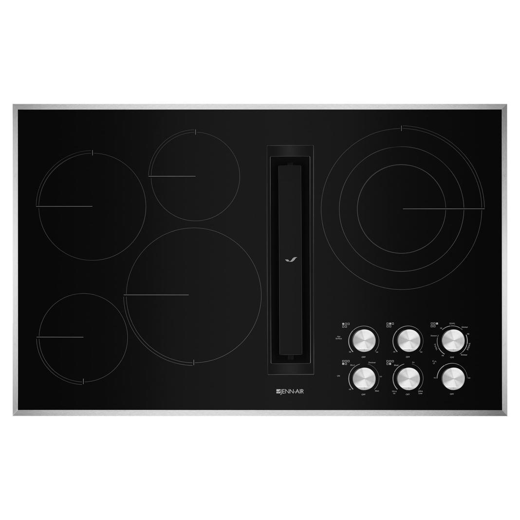 Jennair - 36.3 inch wide Downdraft Cooktop in Stainless - JED3536GS