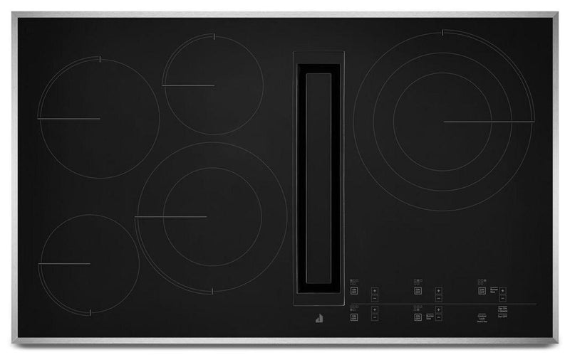 Jennair - 36.3 inch wide Downdraft Cooktop in Stainless - JED4536KS