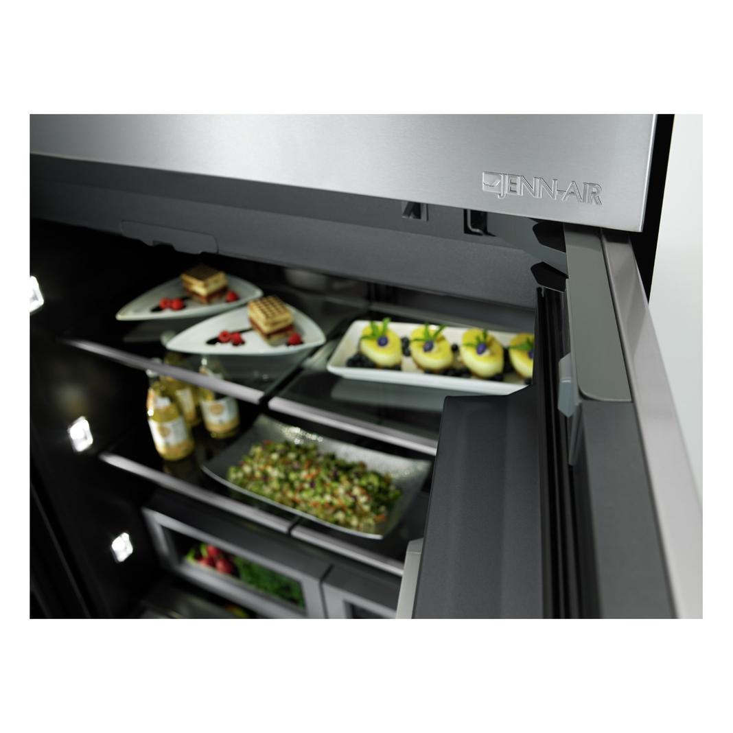 Jennair - 41.8 Inch 24.2 cu. ft Built In / Integrated French Door Refrigerator in Panel Ready - JF42NXFXDE