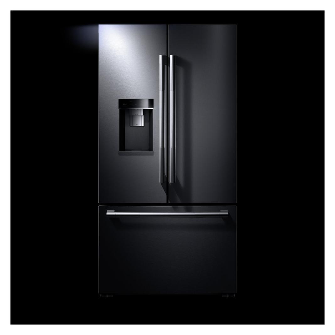 Jennair - 35.8 Inch 23.8 cu. ft French Door Refrigerator in Stainless - JFFCC72EHL