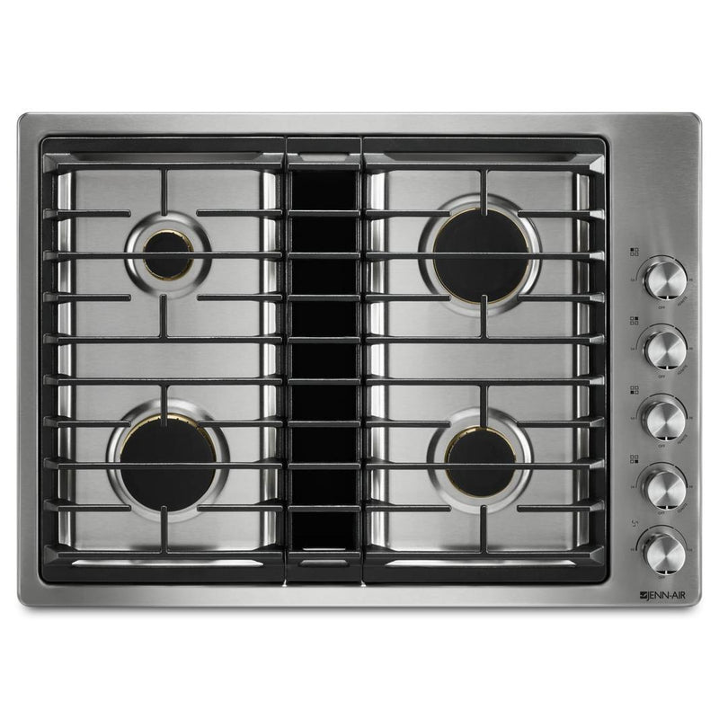 Jennair - 30 inch wide Downdraft Cooktop in Stainless - JGD3430GS