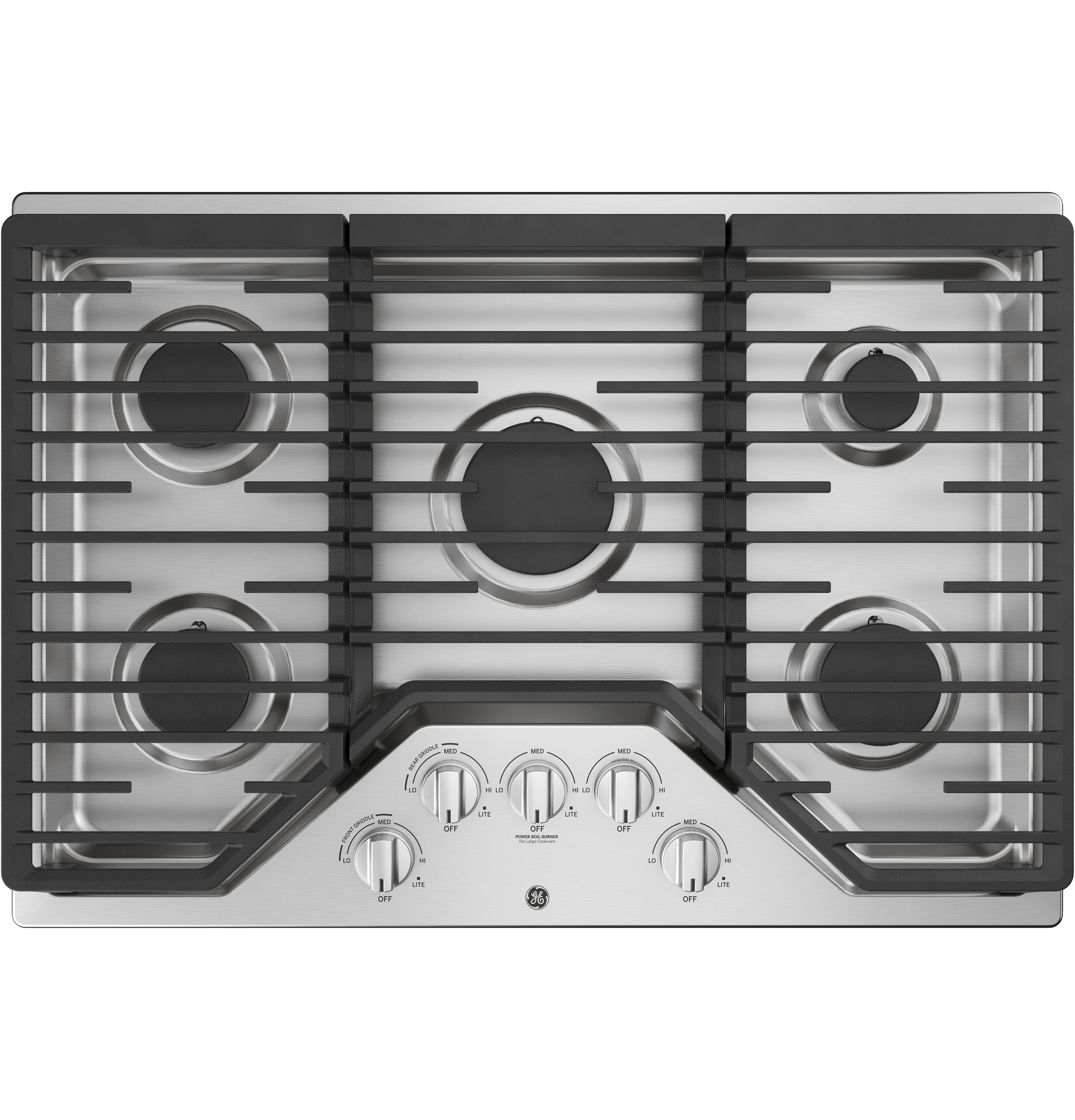 GE - 30 Inch Gas Cooktop in Stainless - JGP5030SLSS