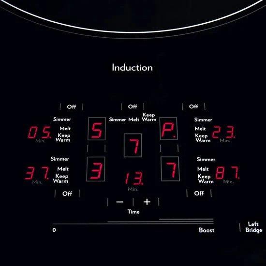 Jennair - 36.3 inch wide Induction Cooktop in Black - JIC4536XB