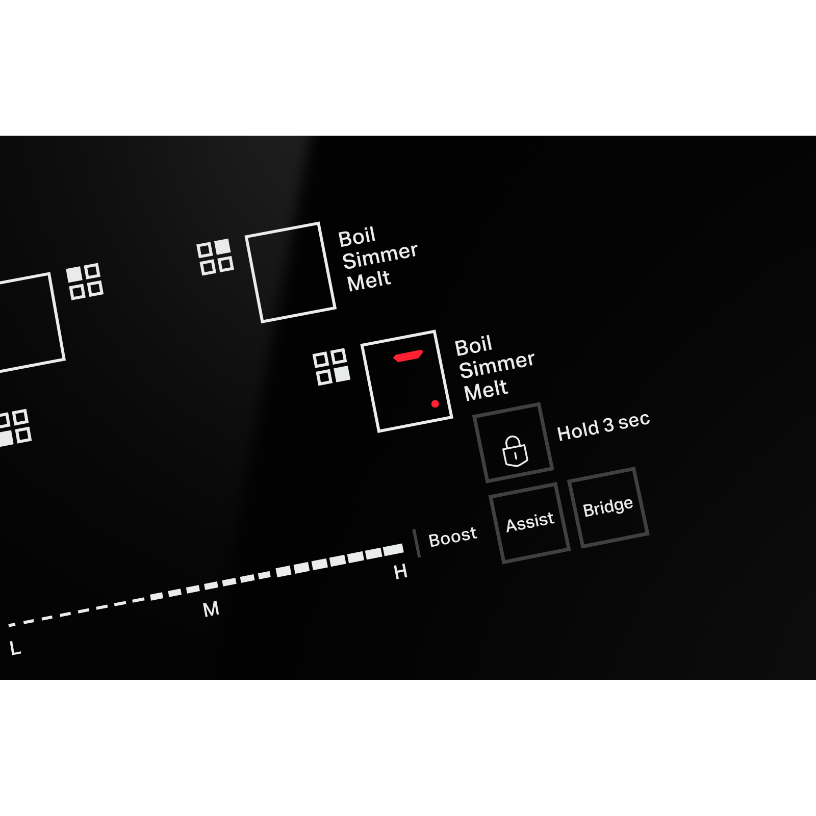 JennAir - 6.4 cu. ft  Induction Range in Stainless - JIS1450ML