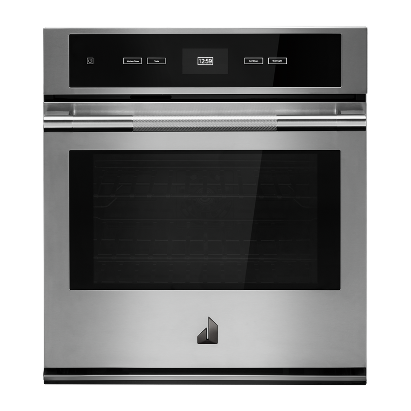 JennAir - 4.3 cu. ft Single Wall Oven in Stainless - JJW2427LL