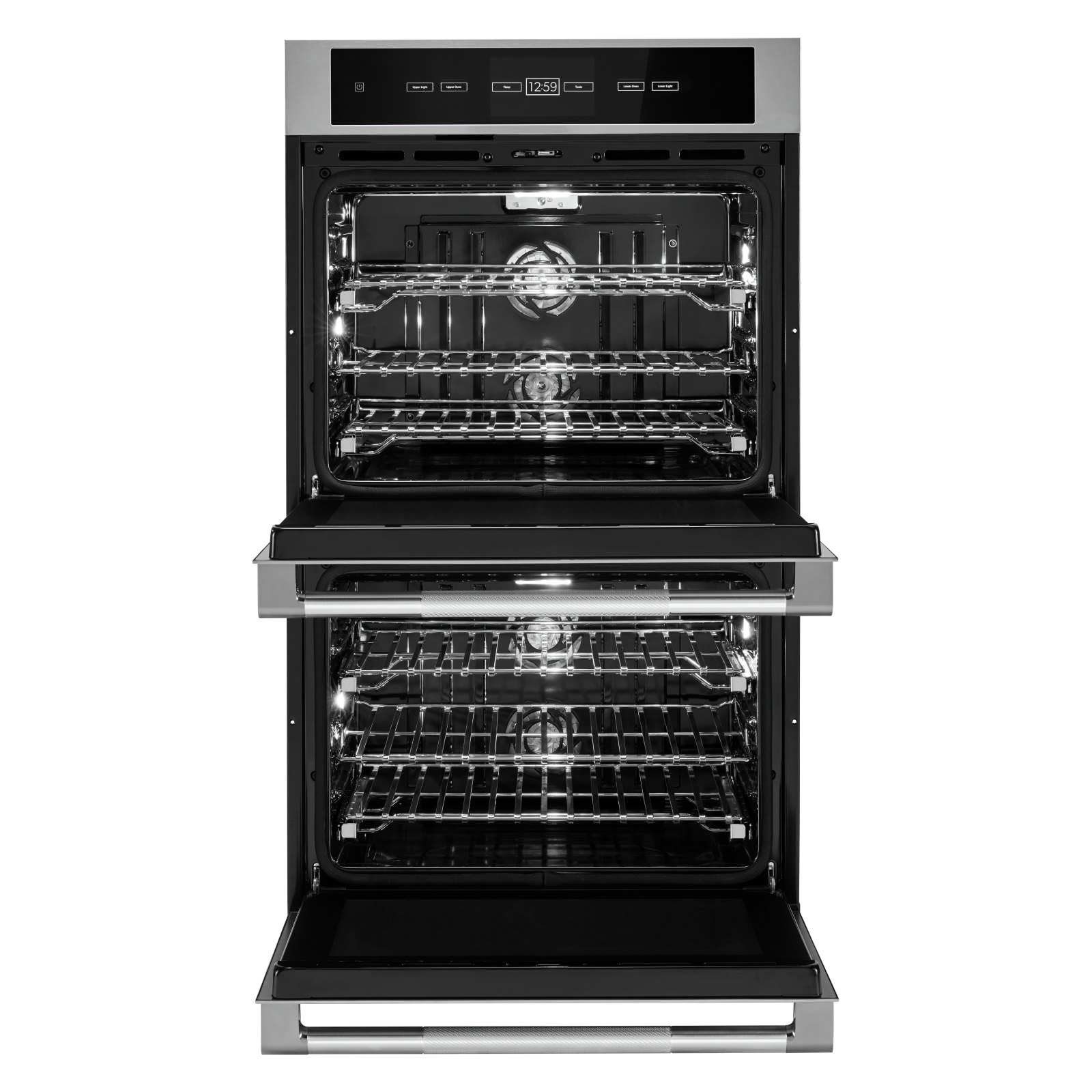 JennAir - 10 cu. ft Double Wall Oven in Stainless - JJW3830LL