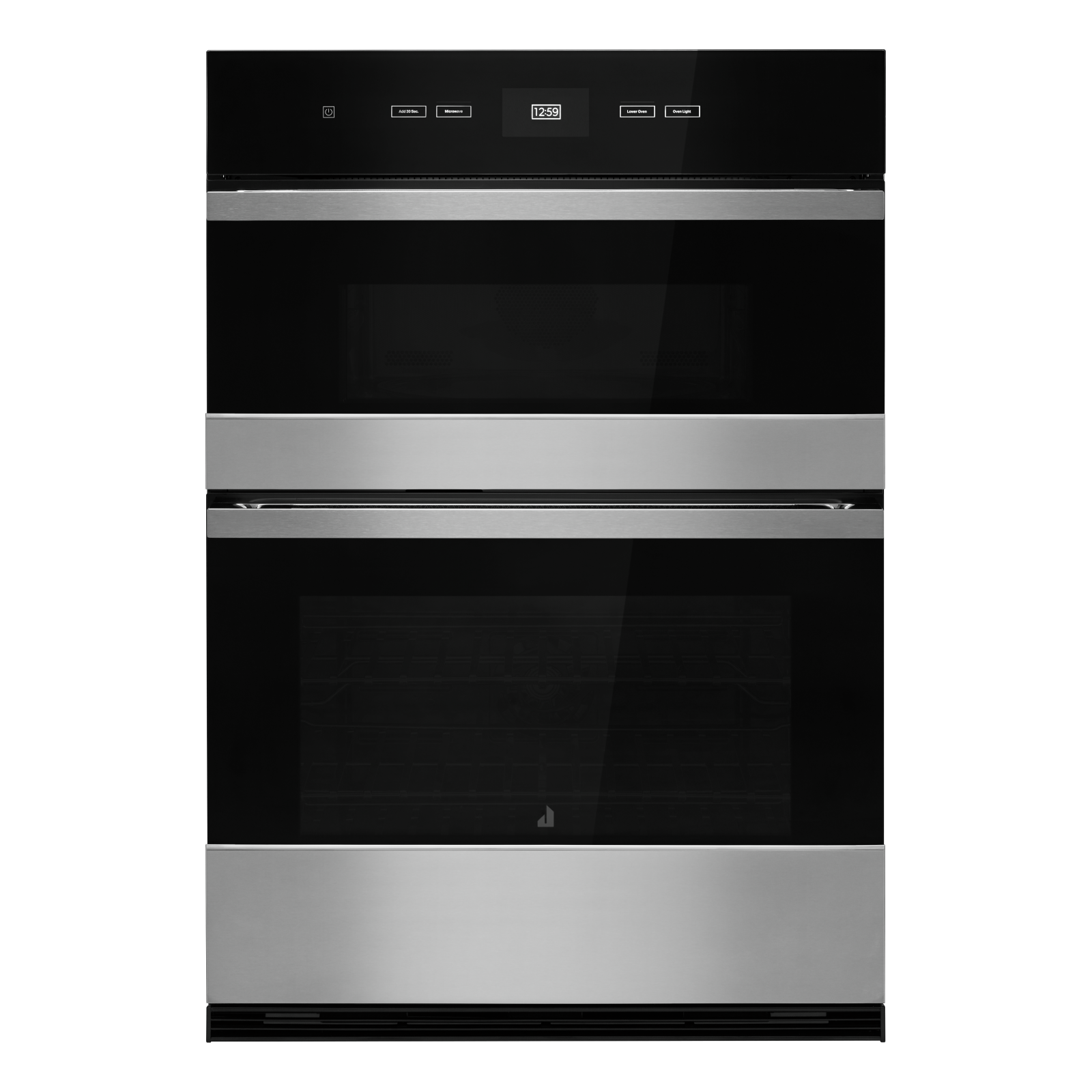 JennAir - 6.4 cu. ft Combination Wall Oven in Black - JMW2430LM