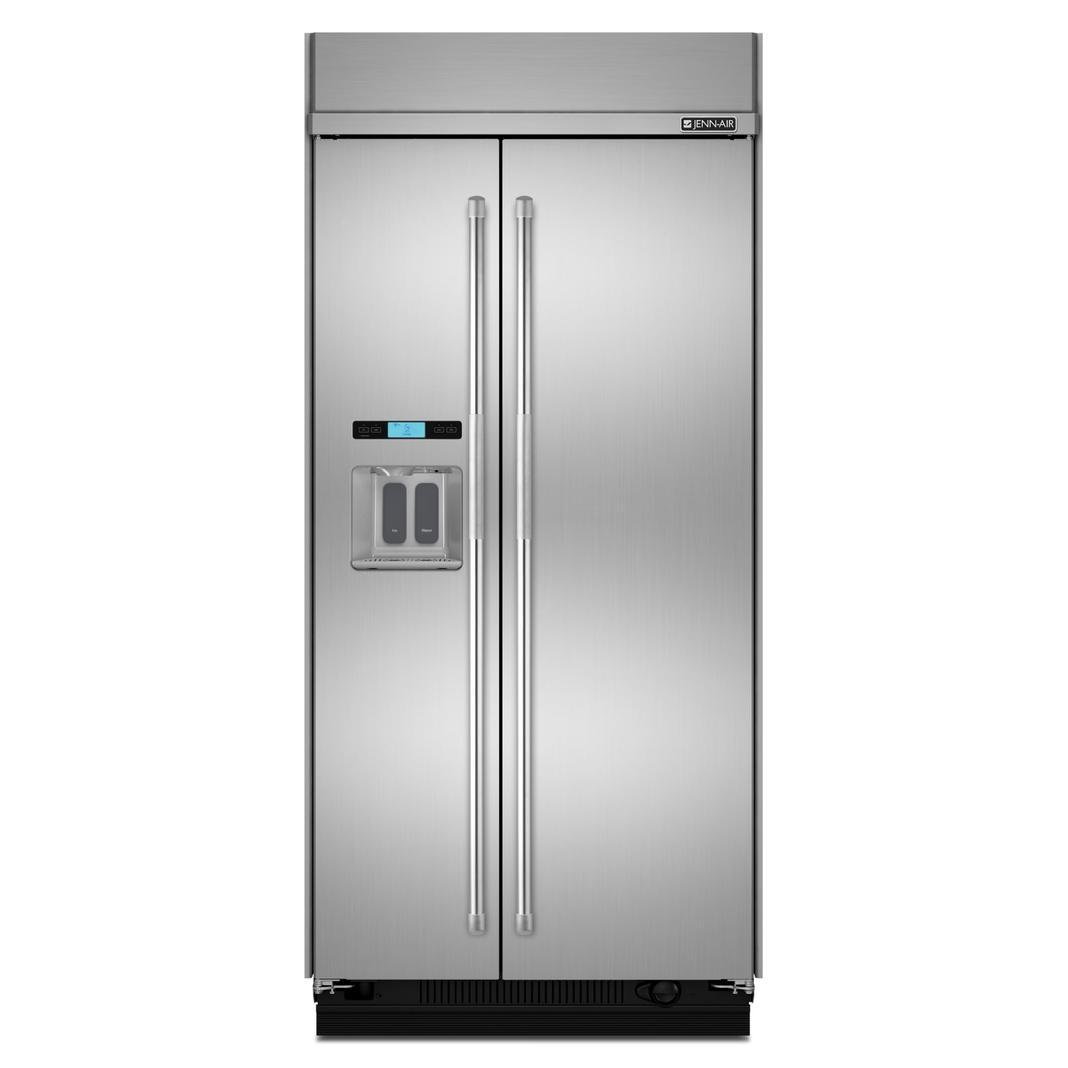 Jennair - 48.4 Inch 29.5 cu. ft Side by Side Refrigerator in Stainless - JS48PPDUDE