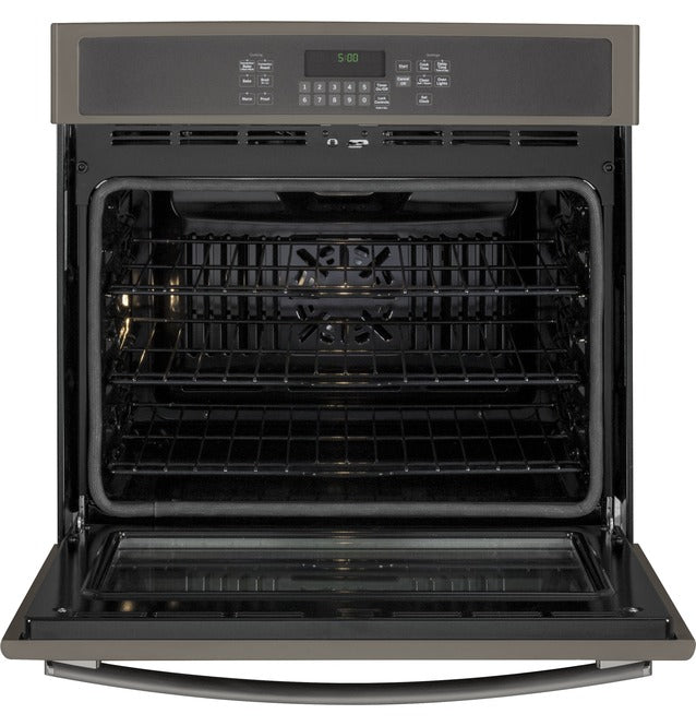 GE - 5 cu. ft Single Wall Oven in Grey - JT5000EJES