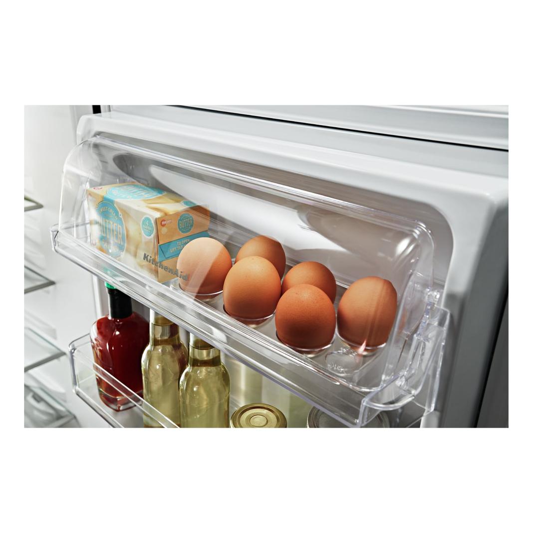 KitchenAid - 21.4 Inch 10 cu. ft Built In / Integrated Bottom Mount Refrigerator in Panel Ready - KBBX104EPA