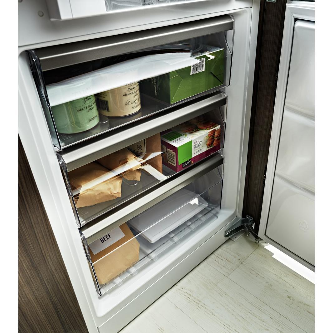 KitchenAid - 21.4 Inch 10 cu. ft Built In / Integrated Bottom Mount Refrigerator in Panel Ready - KBBX104EPA