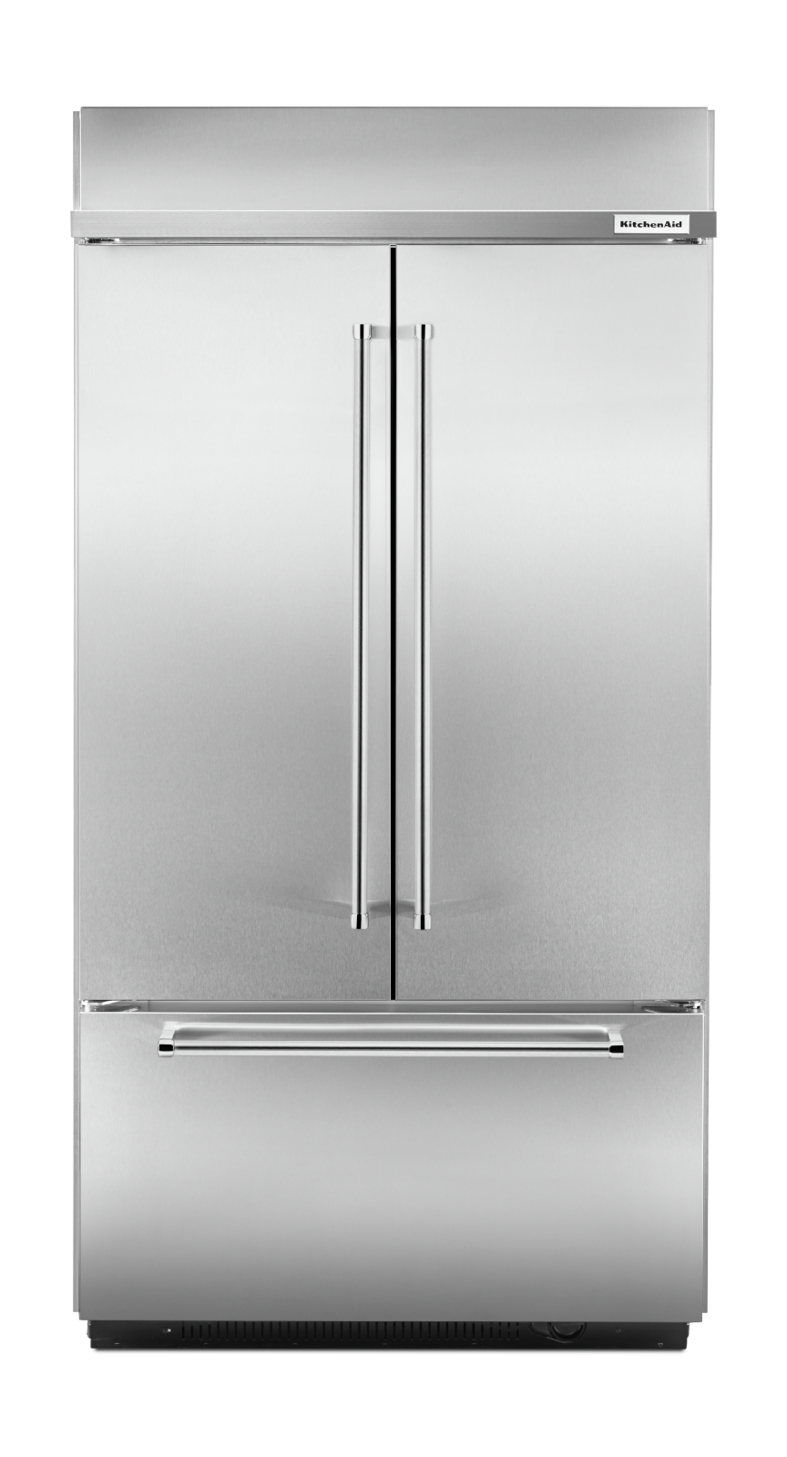KitchenAid - 42.25 Inch 24.17 cu. ft French Door Refrigerator in Stainless - KBFN402ESS