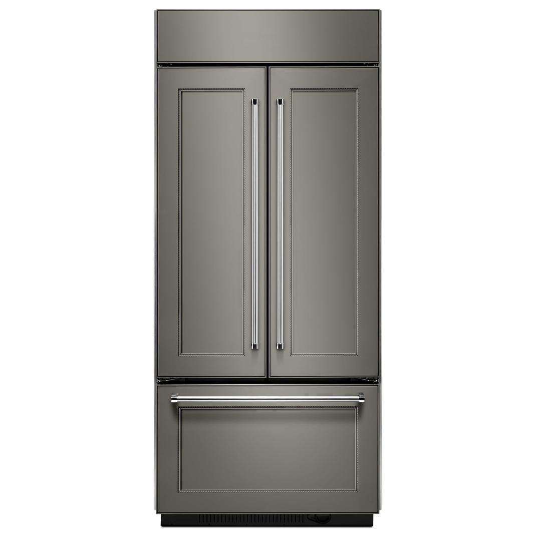 KitchenAid - 36.25 Inch 20.81 cu. ft French Door Refrigerator in Panel Ready - KBFN506EPA