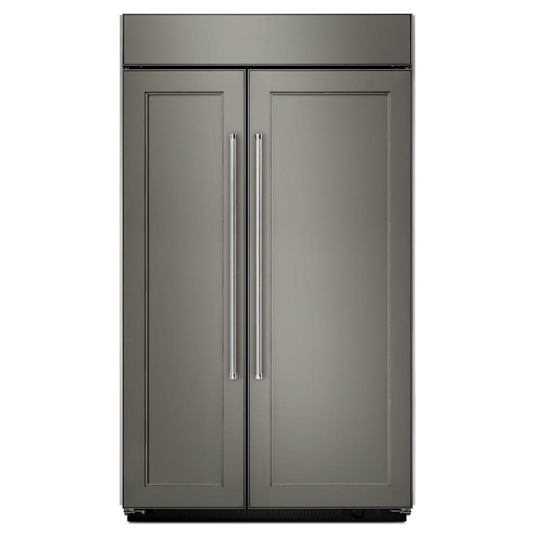 KitchenAid - 48.25 Inch 30 cu. ft Side by Side Refrigerator in Panel Ready - KBSN608EPA