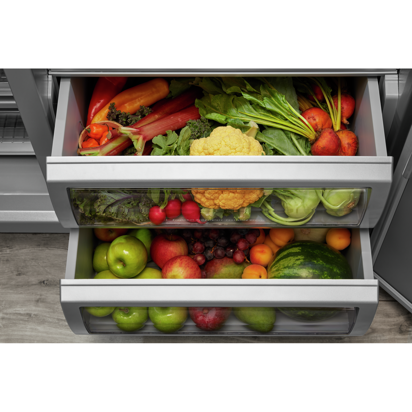 KitchenAid - 46.75 Inch 30 cu. ft Side-by-Side Refrigerator in Panel Ready - KBSN708MPA