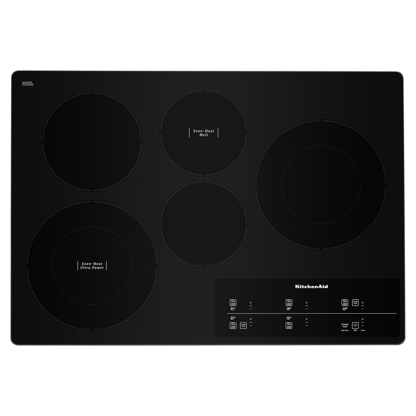 KitchenAid - 29 inch wide Electric Cooktop in Stainless - KCES950KSS
