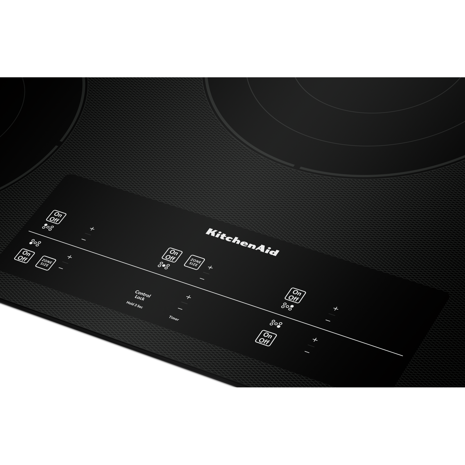 KitchenAid - 34.4 inch wide Electric Cooktop in Black - KCES956KBL