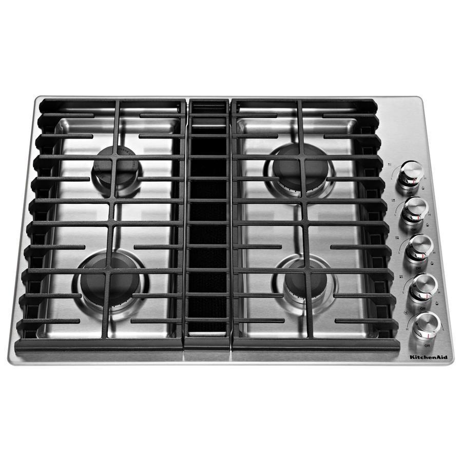 KitchenAid - 30 inch wide Downdraft Cooktop in Stainless - KCGD500GSS