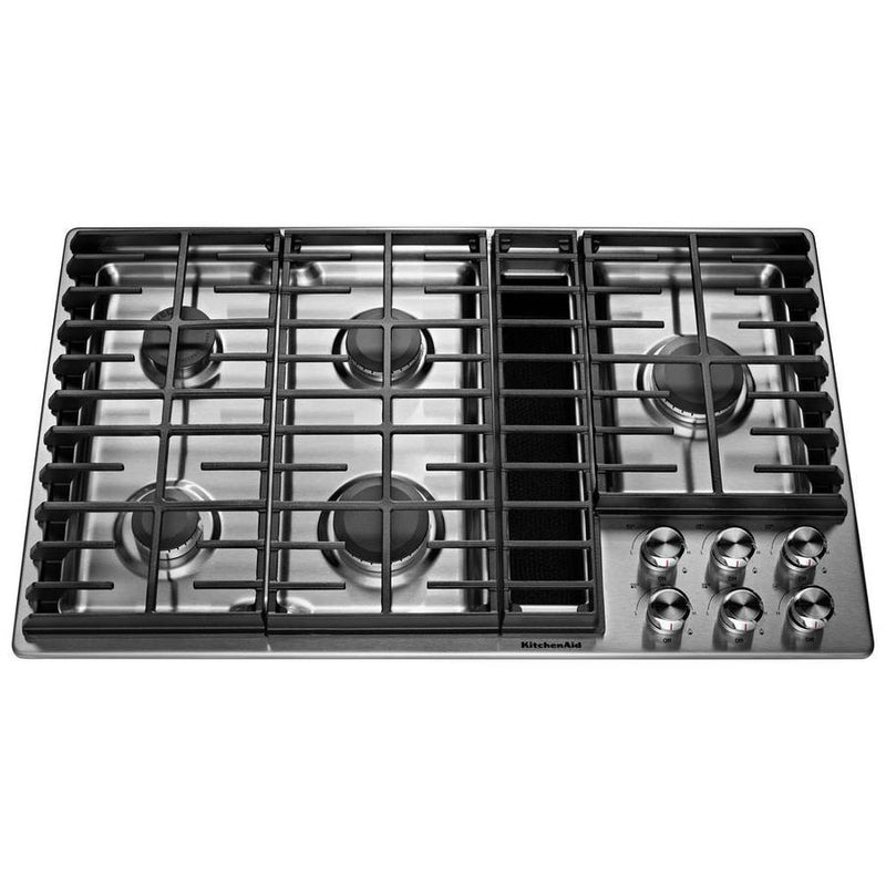 KitchenAid - 36 inch wide Downdraft Cooktop in Stainless Steel - KCGD506GSS