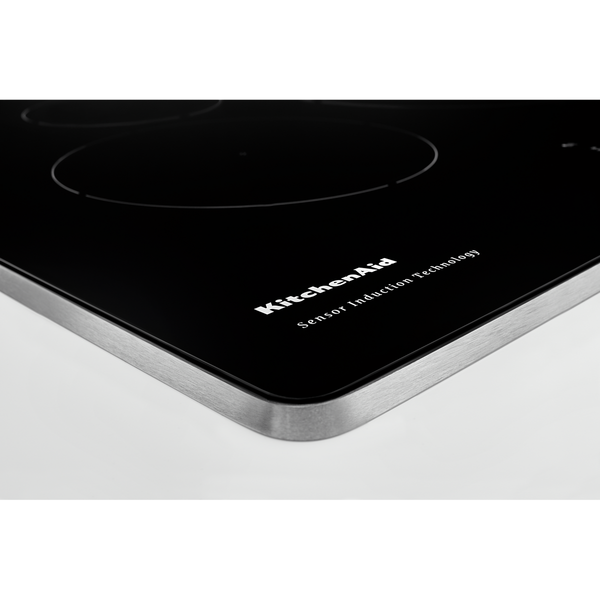 KitchenAid 36.6875 inch wide Induction Cooktop in Stainless KCIG55
