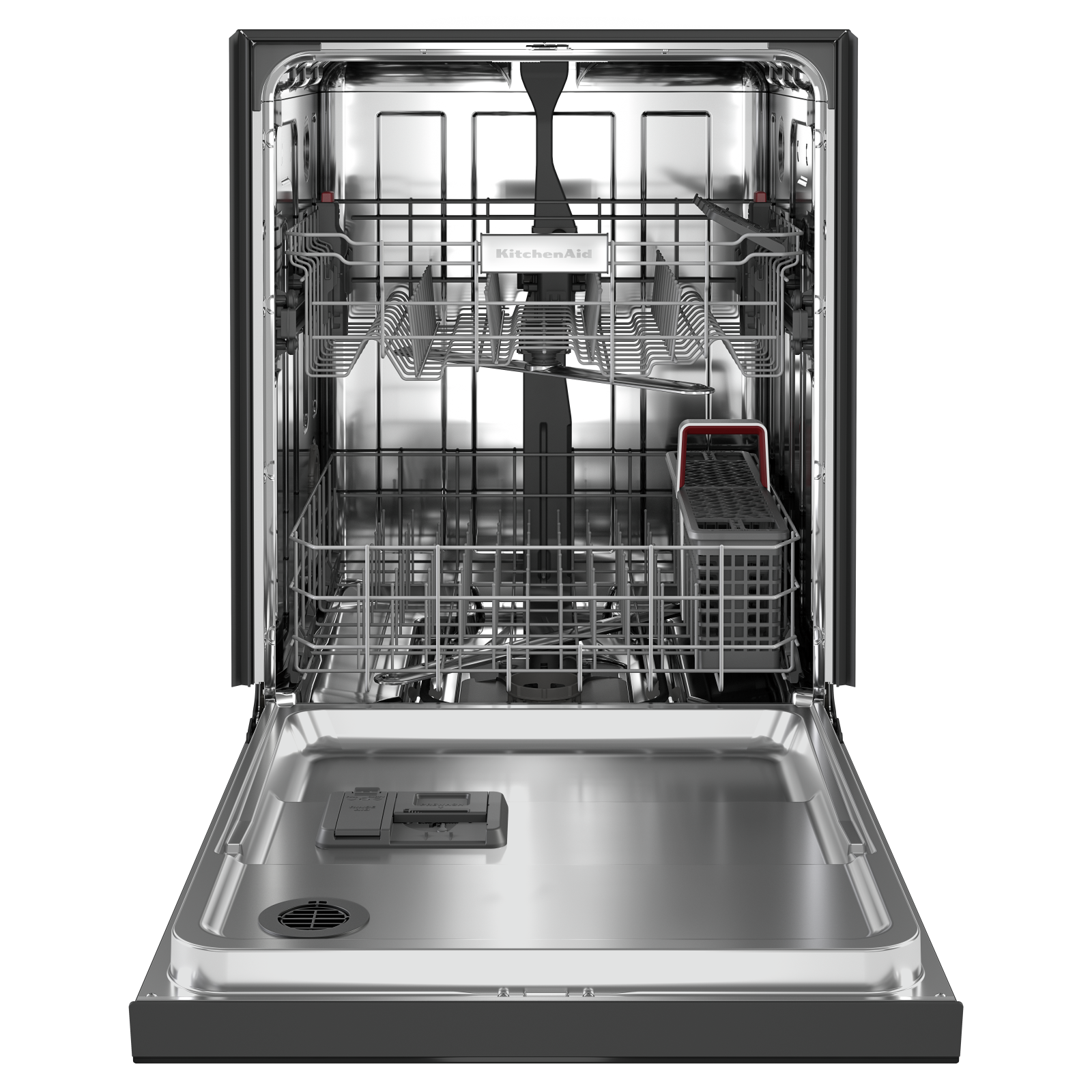 KitchenAid - 47 dBA Built In Dishwasher in Black - KDFE104KBL