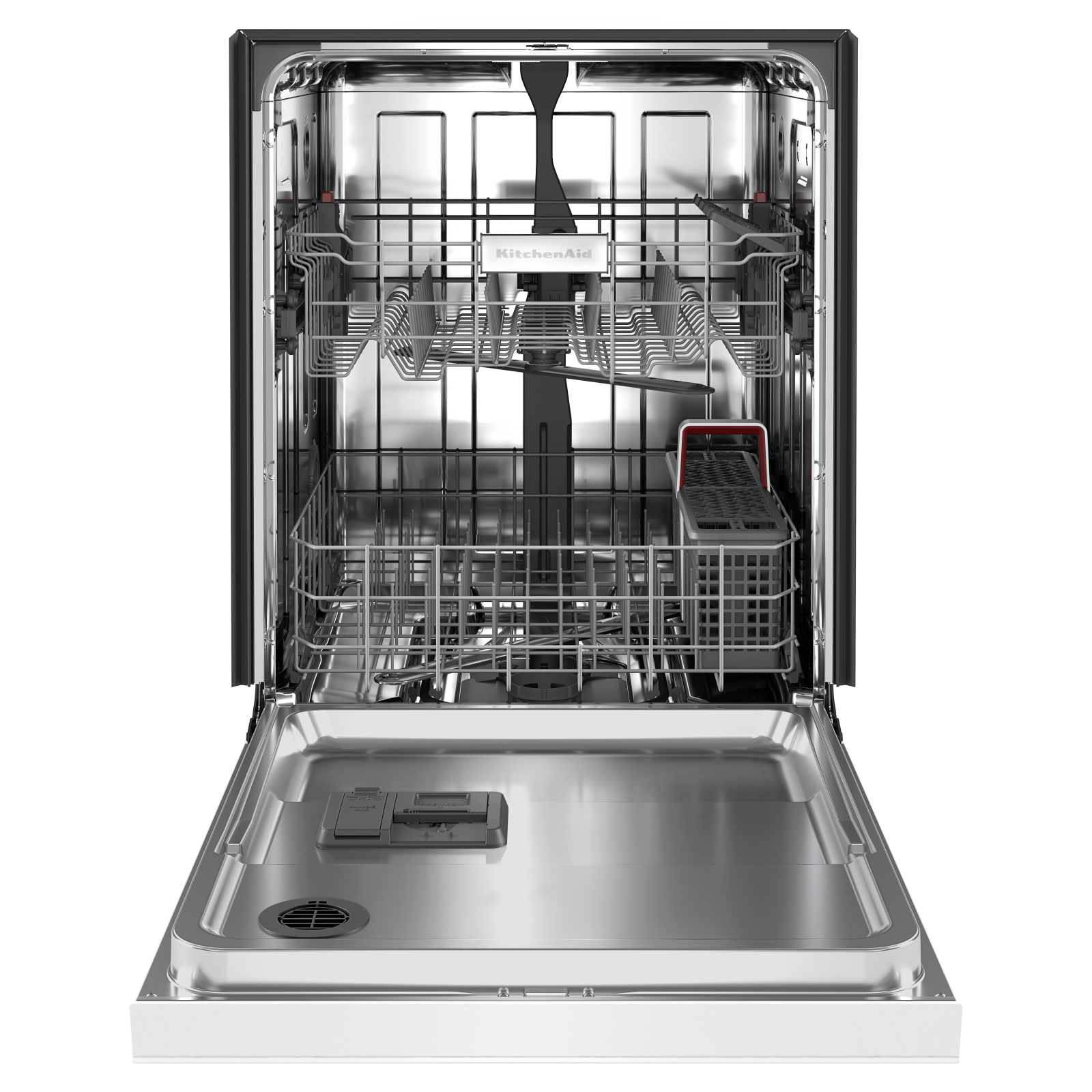 KitchenAid - 47 dBA Built In Dishwasher in White - KDFE104KWH