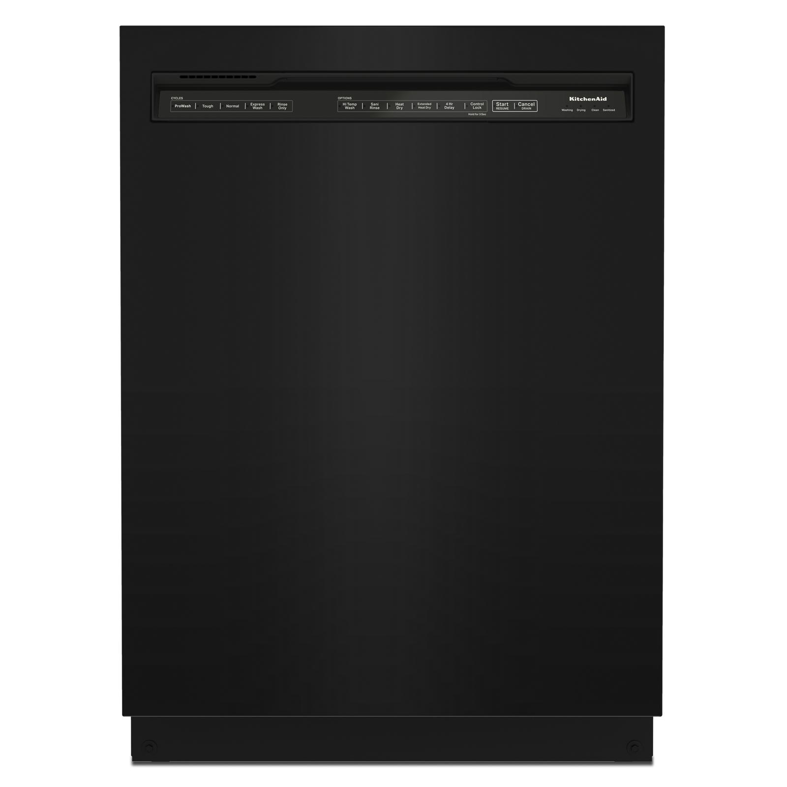 KitchenAid - 39 dBA Built In Dishwasher in Black - KDFE204KBL