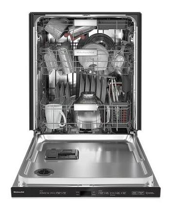 KitchenAid - 44 dBA Built In Dishwasher in Stainless - KDPM604KPS