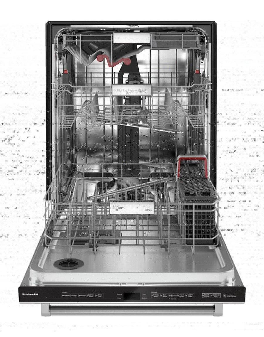 KitchenAid - 44 dBA Built In Dishwasher in Stainless - KDTM604KPS