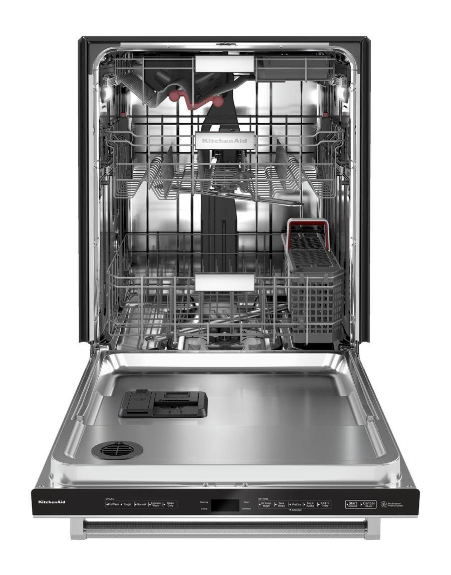 KitchenAid - 44 dBA Built In Dishwasher in Stainless - KDTM704KPS