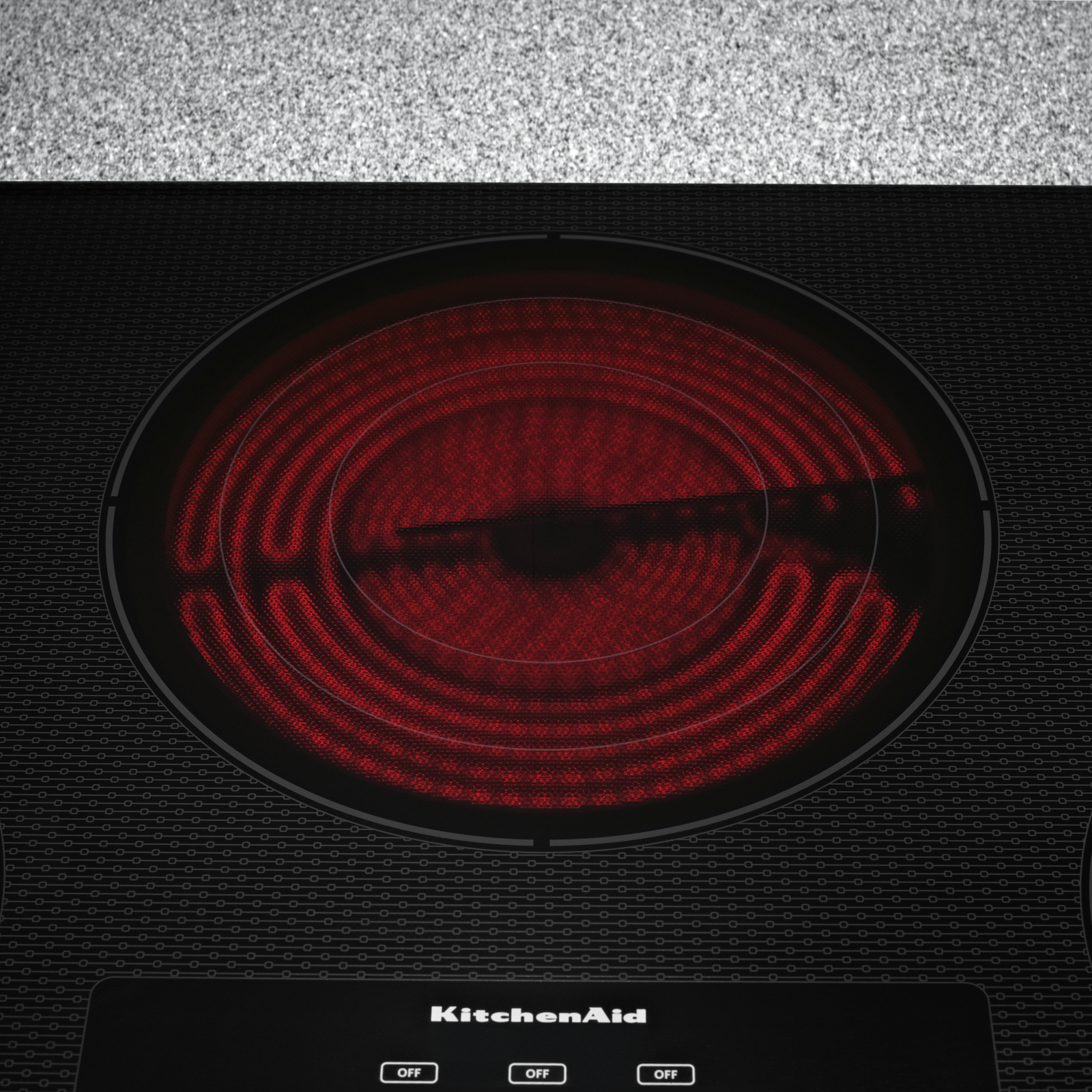 KitchenAid - 36.3125 Inch Electric Cooktop in Stainless - KECC664BSS