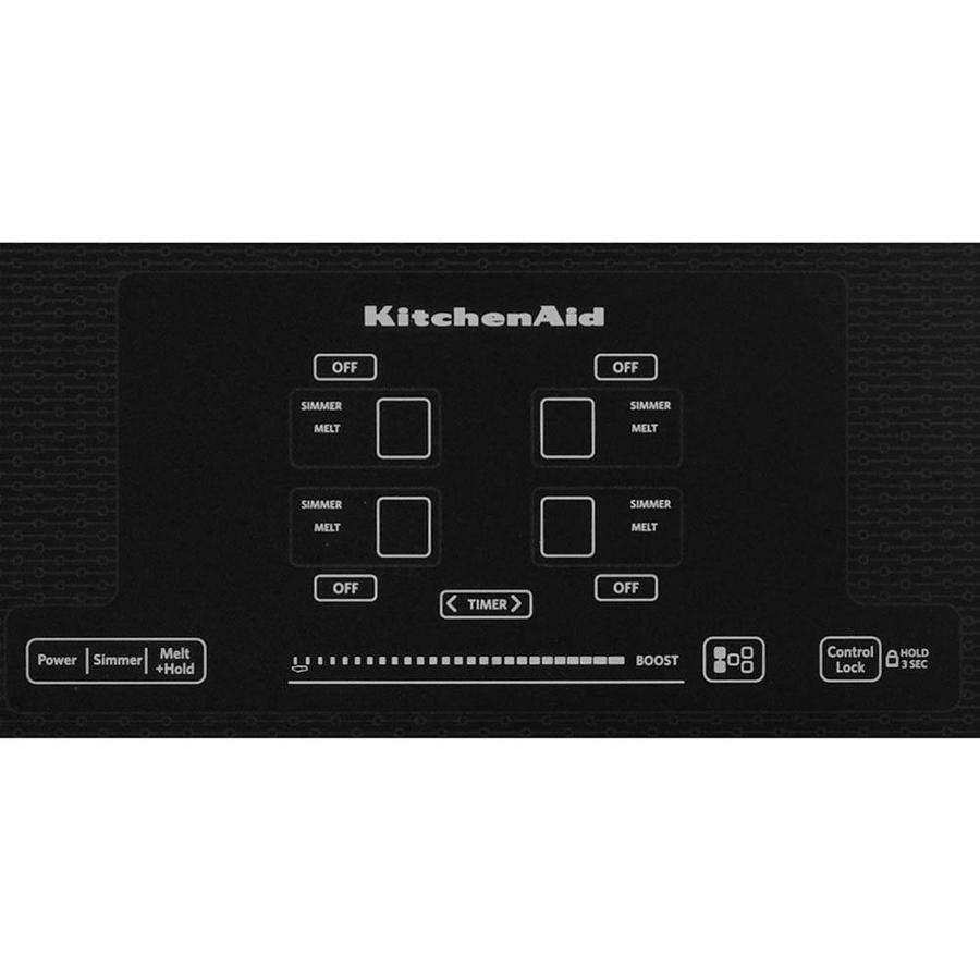 KitchenAid - 30 inch wide Induction Cooktop in Black - KICU509XBL