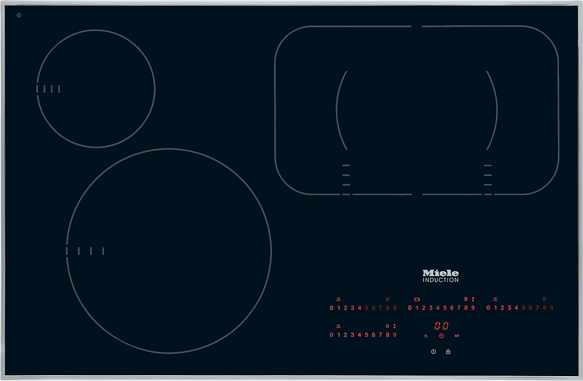 Miele - 31.75 inch wide Induction Cooktop in Black - KM6357
