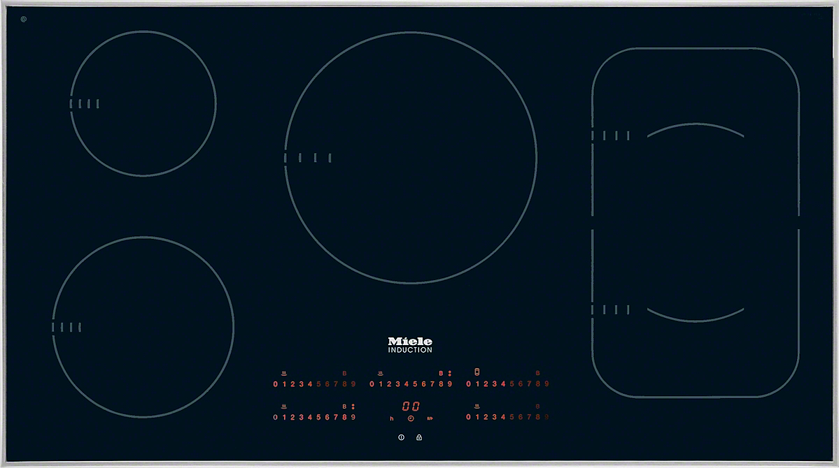 Miele - 37.125 inch wide Induction Cooktop in Black - KM6386