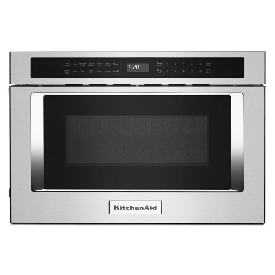 KitchenAid - 1.2 cu. Ft  Built In Microwave in Stainless - KMBD104GSS