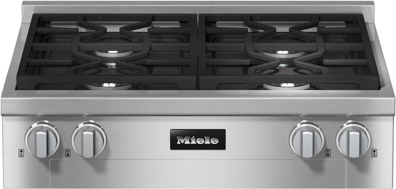 Miele - 30 Inch Gas Cooktop in Stainless - KMR 1124-3 LP
