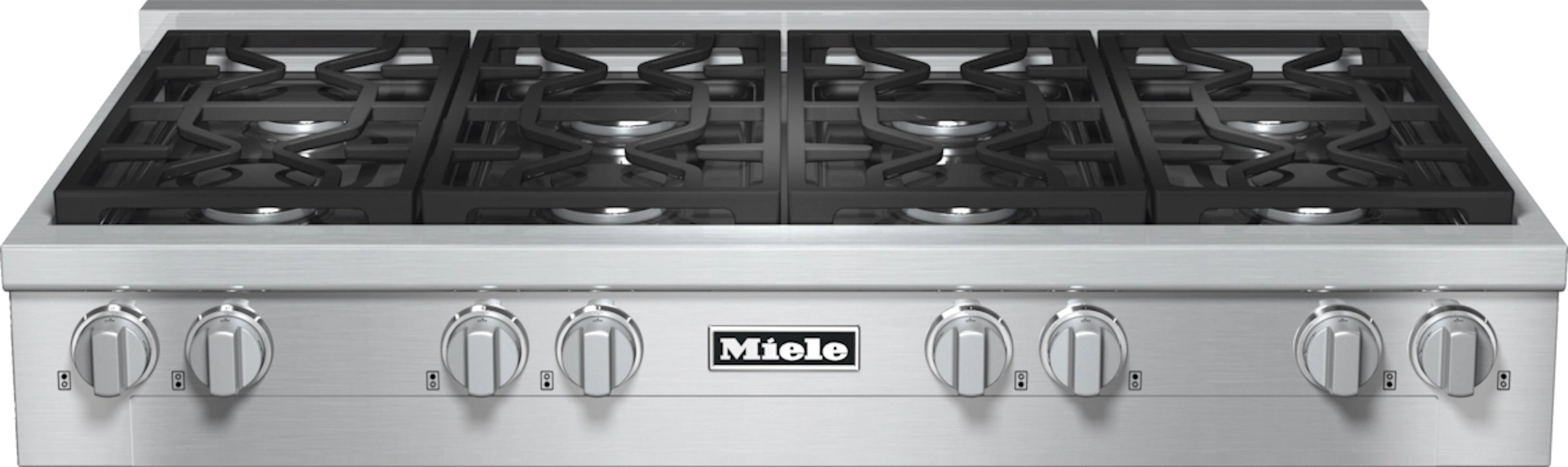 Miele - 48 Inch Gas Cooktop in Stainless - KMR 1354-3 LP