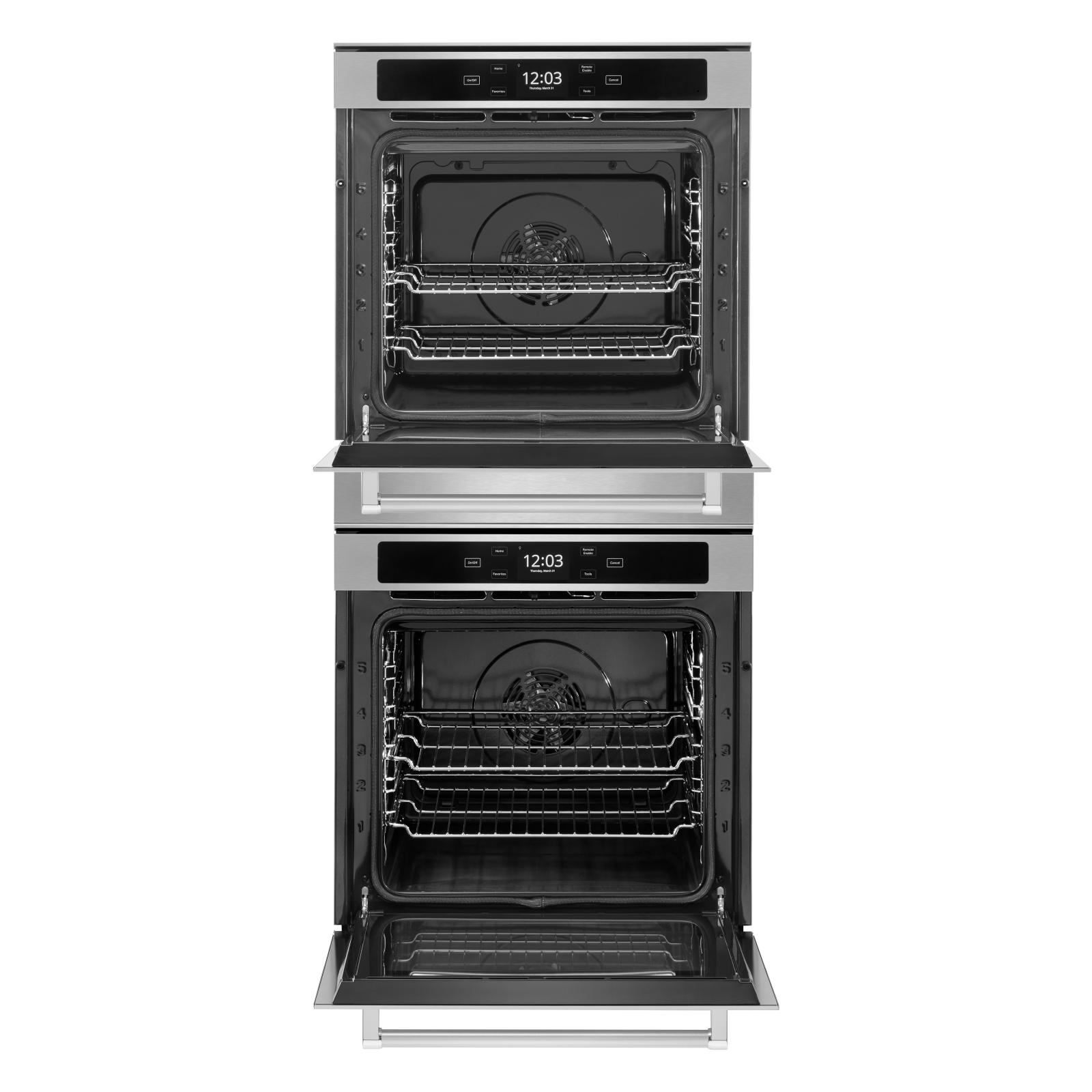 KitchenAid - 5.8 cu. ft Double Wall Oven in Stainless - KODC504PPS