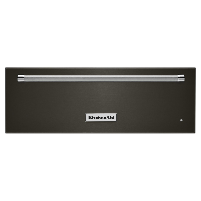 KitchenAid - 29.75 Inch Warming Drawer Wall Oven in Black Stainless - KOWT100EBS