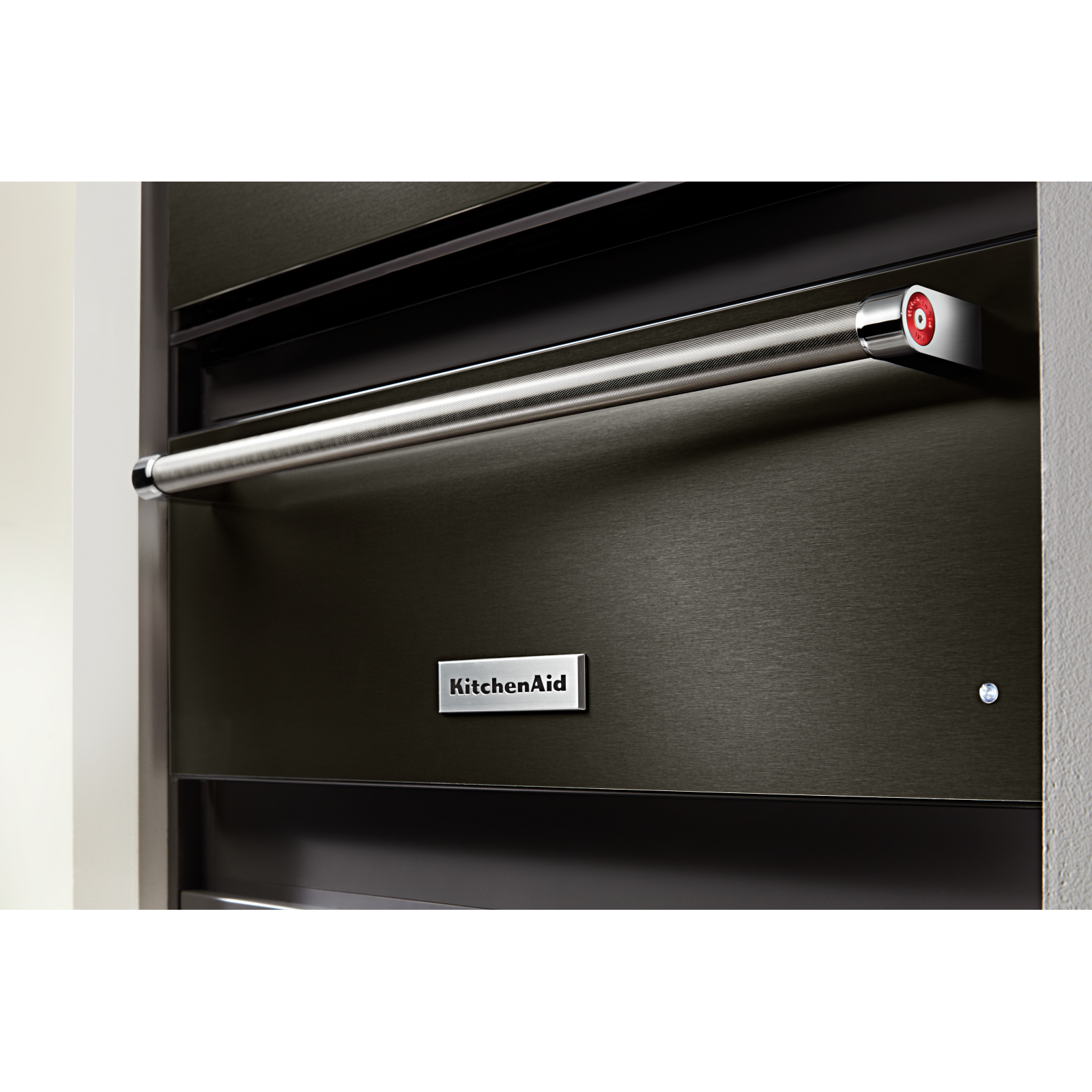 KitchenAid - 29.75 inch Warming Drawer in Black Stainless (Open Box) - KOWT100EBS