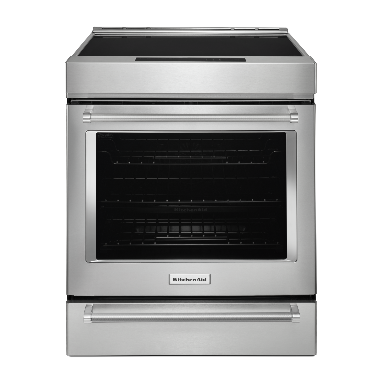 KitchenAid - 6.4 cu. ft  Induction Range in Stainless - KSIS730PSS