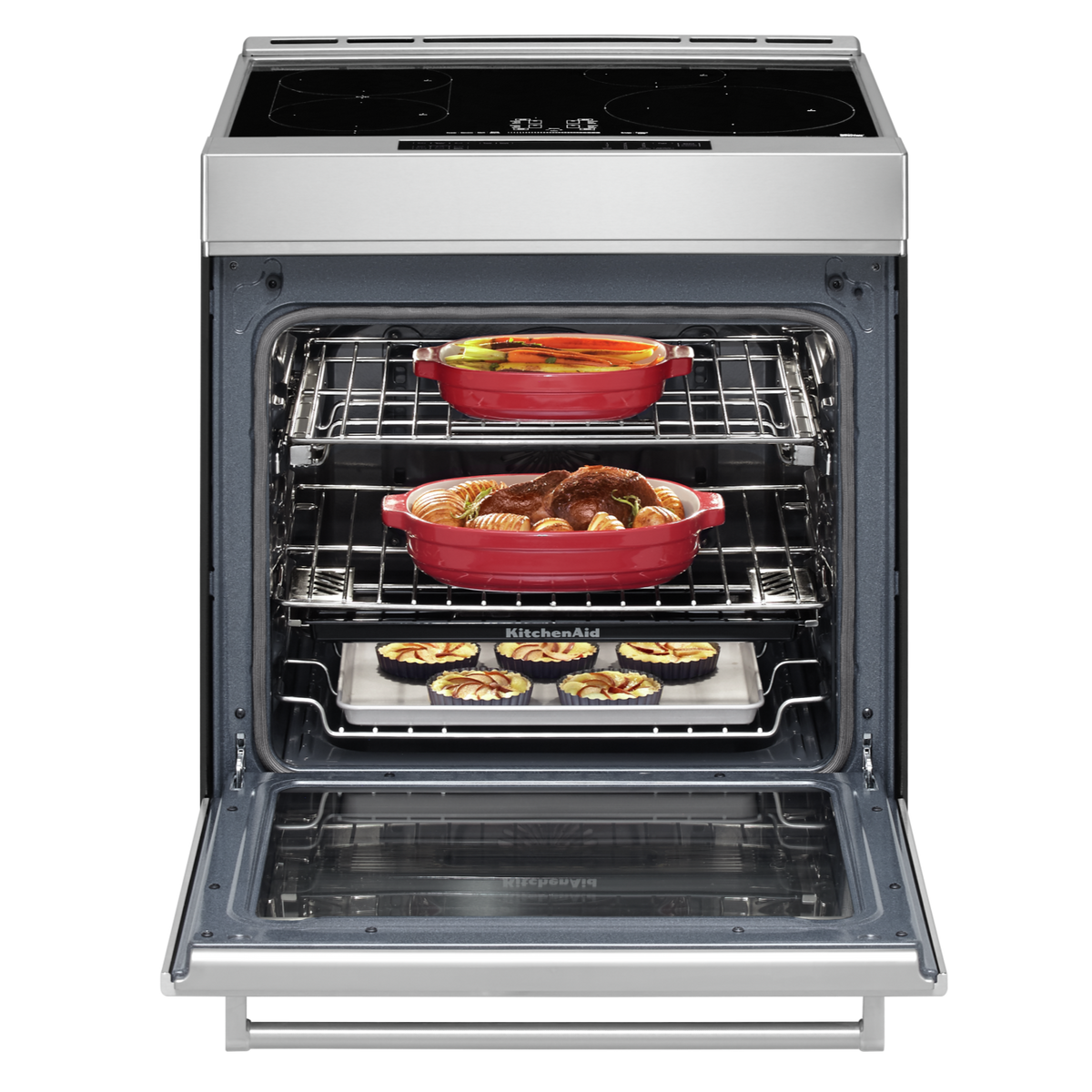 KitchenAid 6.4 cu. ft Induction Range in Stainless KSIS730PSS